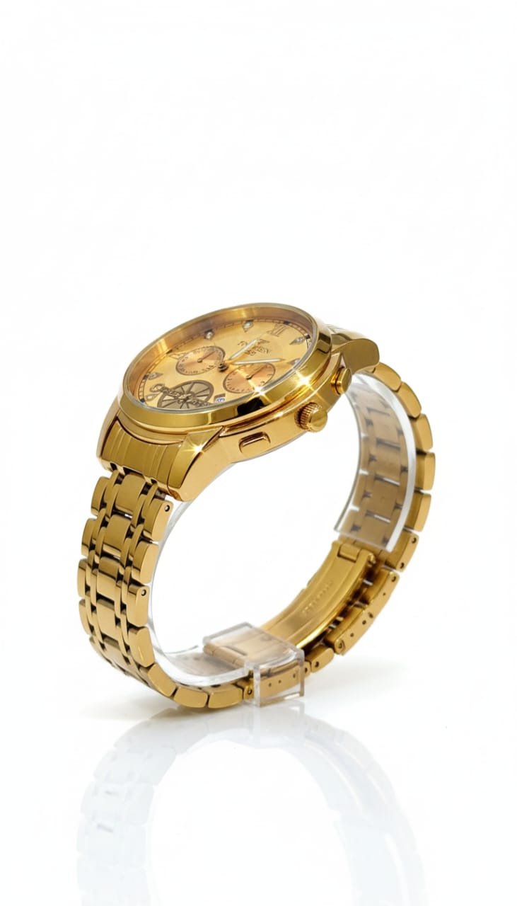 Fngeen "Time, Gilded in Grandeur. Wear the moment."