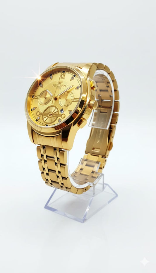Fngeen "Time, Gilded in Grandeur. Wear the moment."