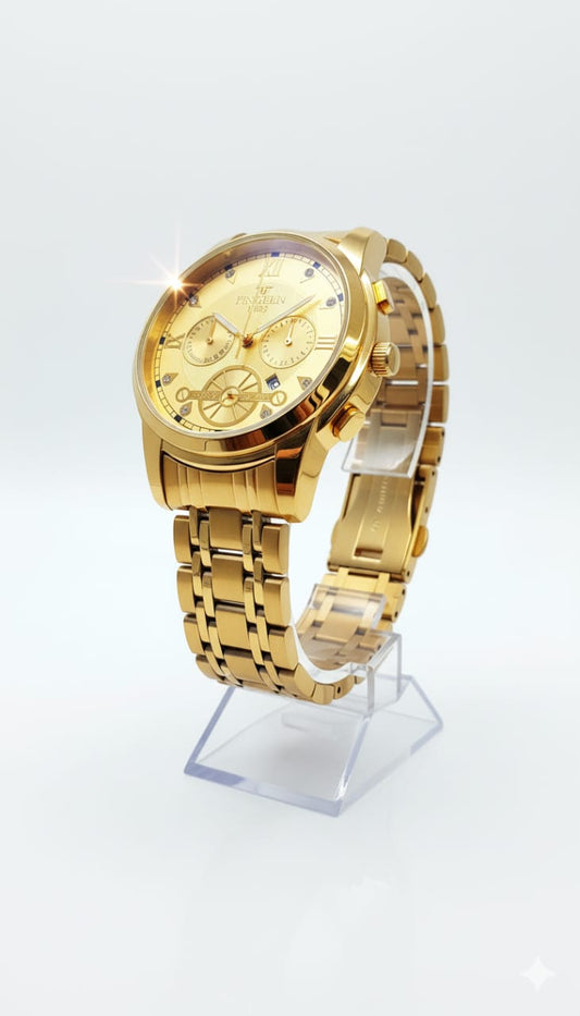 Fngeen "Time, Gilded in Grandeur. Wear the moment."